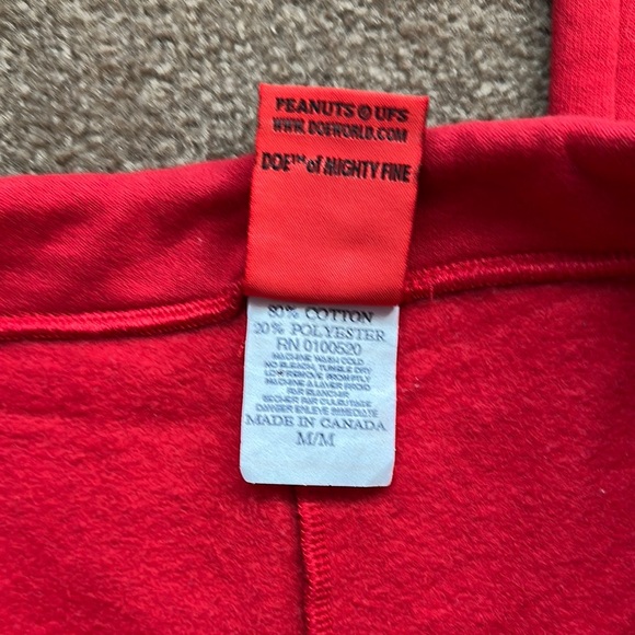 Red Snoopy Hoodie & Matching Pants - Picture 8 of 10